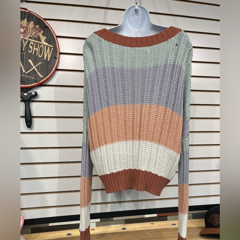 Aeropostale chunky knit sweater size large - Picture 4 of 8